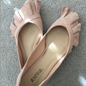 Just Fab blush flats